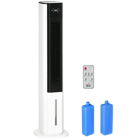 

Quiet Air Cooler Evaporative Ice Cooling Fan for Bedroom White