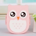 thumbnail image 4 of Plastic Portable Cartoon Owl Lunch Box Food Safe Microwave Storage Container Box Lunch Toddler For Kitchen And Box Set Portable Bento Backpack Kids, 4 of 8