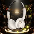 thumbnail image 4 of Auriculares Bluetooth Metálicos, Diseño Vintage, Cancelación de Ruido Avanzada, Batería de Larga Duración, Modos de Sonido Versátiles, Ajuste Cómodo, Tecnología Inalámbrica 5.3, Batería de 3, 4 of 5
