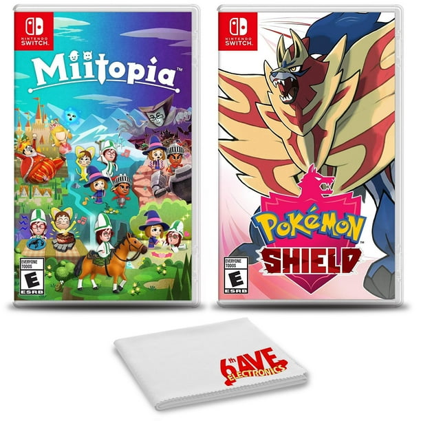 Miitopia And Pokemon Shield Two Game Bundle For Nintendo Switch Walmart Com Walmart Com