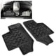 thumbnail image 5 of Pair Rear Floor Mat Non-Slip Rubber Door Foot Pad Fits for Jeep Wrangler JK 2 Doors 2007-2017, 5 of 9