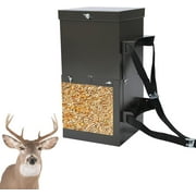 YYJP Deer Block Feeder Hanging Feeder Holds Salt, Mineral Supplement Feed Blocks for Deer Horse Livestock, Wildlife and Farm Animal Feeder with Waterproof Cover, Handle and Fixing Strap