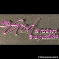thumbnail image 3 of Glowneon With God All Things Are Possible Neon Sign, With God All Things Are Possible LED Sign, 3 of 4