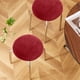 thumbnail image 5 of Funda de Cojín Redonda y Suave para Taburete de Bar | Protector de Asiento de Poliéster con Banda Elástica | Cojín para Silla Cómodo y Duradero | Beige, Rojo, Vino, Café, Morado, Gris y Amarillo | Co, 5 of 6