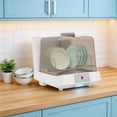 thumbnail image 4 of Countertop Dishwasher – 18.9x15x15.7in, 800W 110V, 360° Spray, 8L Water, Touch Control, for Home Apartment Dorm, Portable Compact Dishwasher, 4 of 12