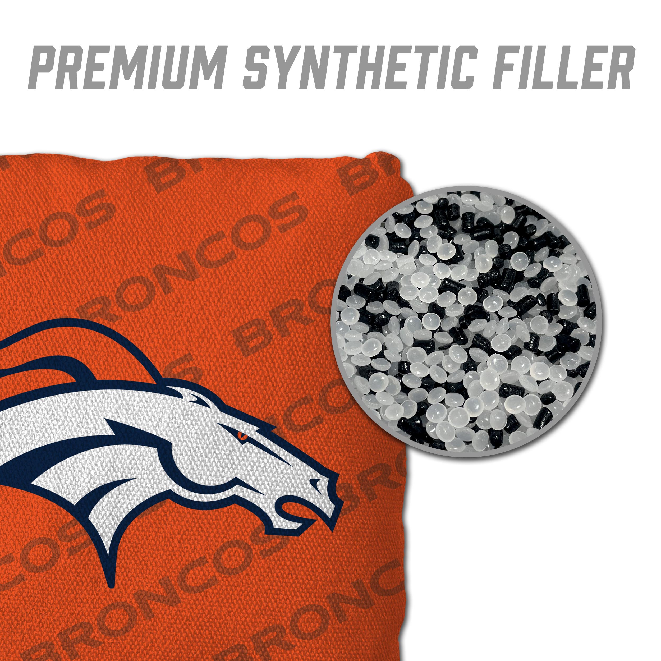 NFL Denver Broncos Cornhole Bags - 4PK - Orange