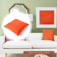 thumbnail image 4 of 2Pcs Outdoor Waterproof Throw Pillow Covers Water Resistant Garden Chair Cushion Case for Couch Dec, 4 of 5