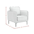 thumbnail image 6 of Picket House Furnishings Reale Chair in Lavish 152 Gray Velvet, 6 of 7