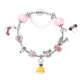 thumbnail image 3 of Disney-pulsera DIY de Mickey Castle para mujer, pulseras coloridas de Pandora, colgante de vestido de princesa esmaltado, accesorios de joyería, 3 of 5