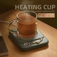 thumbnail image 2 of Heating Coaster Electric Coffee Cup Warmer Digital Display Intelligent Temperature Control Automatic Power-Off Mug Heater, 2 of 7