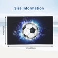 thumbnail image 2 of Soccer Balls Microfiber Bath Towel for Sports Boys Men Girls Women, Extra Large Absorbent Lightweight Towels for BathroomBeach Pool Picnic Camping Travel Swim, 2 of 14