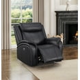 thumbnail image 3 of Achouhada Electric Recliner Leather Sofa, 3 of 5