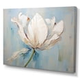 thumbnail image 2 of Designart "Blue And White Tulip Simplicity" Tulips Wall Art Living Room, 2 of 7
