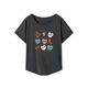 thumbnail image 1 of Camiseta de mujer, top de verano, camiseta clásica suave con cuello redondo para trabajos en carretera, desplazamientos L, 1 of 7