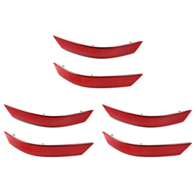 6x Lente Reflectora de Luz Roja de Parachoques Trasero para ML-Class W164 ML320 ML350 ML 5501648200374 1648201574