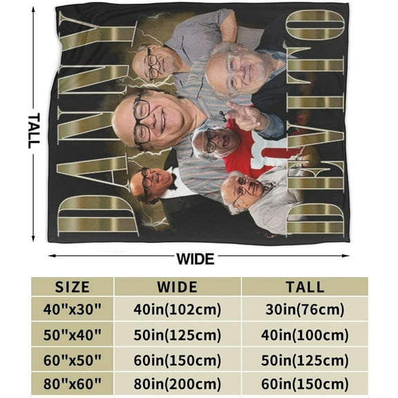 Danny Devito Blanket Flannel Soft Throw Blankets for Bedroom Livingroom Sofa Home 80"X60"