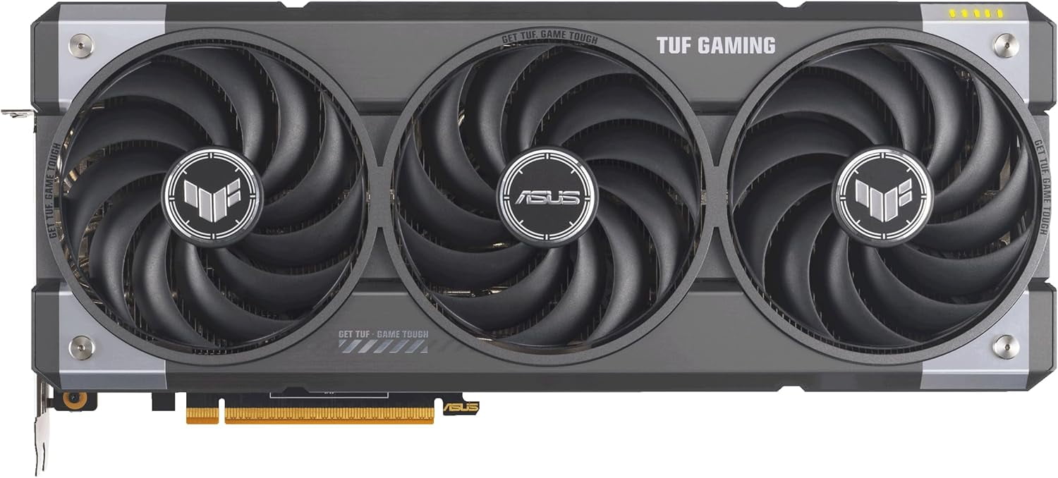 TUF AMD Radeon RX 9070 XT Graphic Card - 16 GB GDDR6 - 7680 x 4320 - 2.54 GHz Game Clock - 3.08 GHz Boost Clock - 256 bit Bus Width - PCI Express 5.0 - DisplayPort - 3 x DisplayPort - HDMI - VGA
