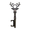 thumbnail image 2 of SPRING PARK 2Pcs Cast Iron Bottle Opener, Heavy Duty Wall Beer Bottle Opener Deer Head Wall Mount Bottle Cap Openers - Vintage Rustic Style Wall Decoration, 2 of 7