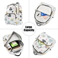 thumbnail image 5 of WOBOGO Illustration Of Colorful Cute Tanks Butterfly Backpack Durable Lightweight Shoulder Bag Built-in Laptop Sleeve and Multiple Utility Compartments, 5 of 7