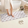 thumbnail image 4 of White Cartoon Unicorn Star Pattern Bathroom Rugs Mat,Non Slip Microfiber Bathroom Rug,Rubber Backing,Soft Bathroom Mats for Bathroom Floor,Tub and Shower,60x24in(150x60cm), 4 of 5