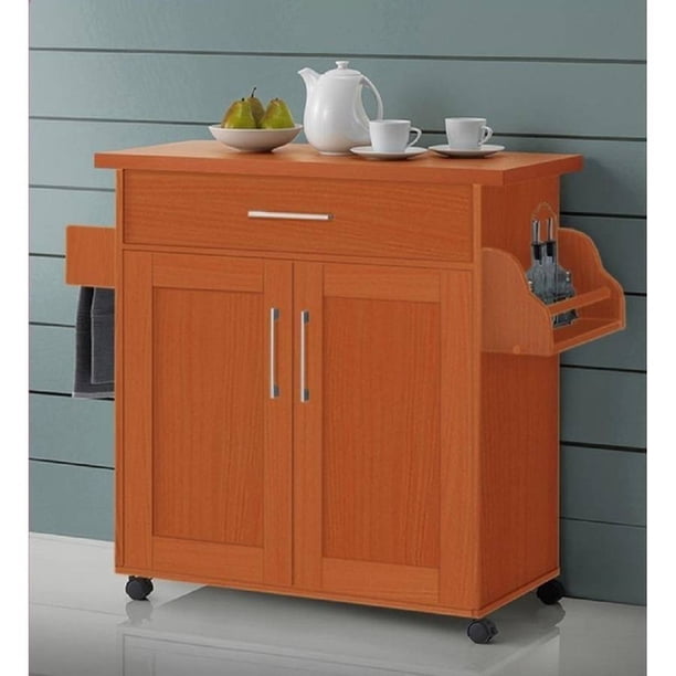 43 kitchen cart with spice rack