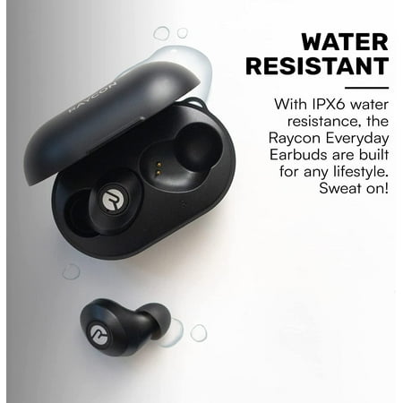 Raycon - The Everyday In-Ear True Wireless Stereo Bluetooth Earbuds and Charging Case - Electric Blue