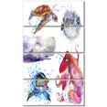 thumbnail image 2 of Amazing undersea Life Collage - Contemporary Animal Art Canvas, 2 of 3