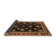 thumbnail image 2 of Ahgly Company Indoor Round Oriental Brown Traditional Area Rugs, 4' Round, 2 of 4
