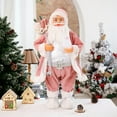 thumbnail image 3 of Juego de 2 figuras Muñeco de Papá Noel Sunnimix Decoraciones navideñas 30 CM, 3 of 8