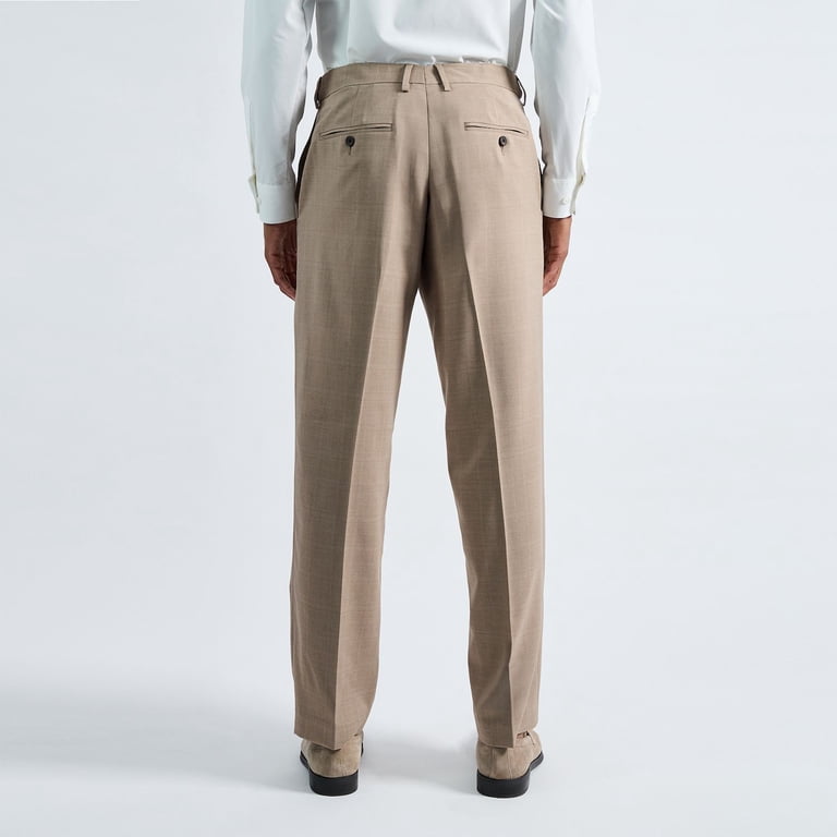 Men's Haggar Premium Comfort Expandable-Waist Classic-Fit Stretch  Flat-Front Dress Pants - Walmart.com