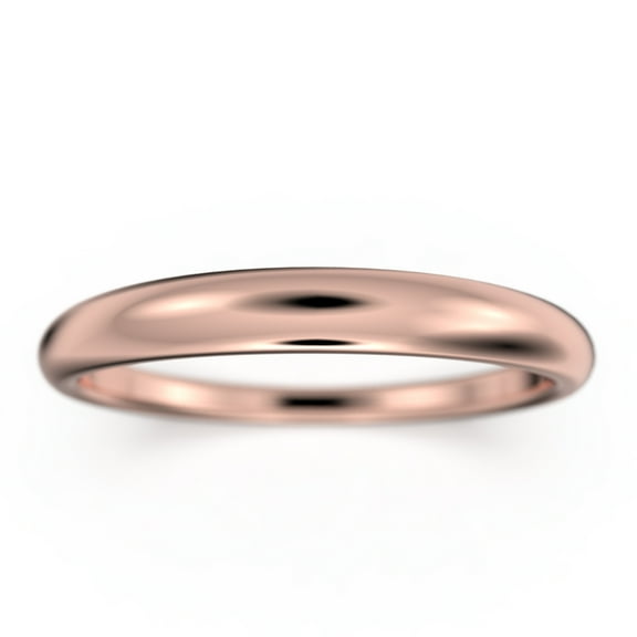 10K Rose GoldNicely Tapered Wedding Band