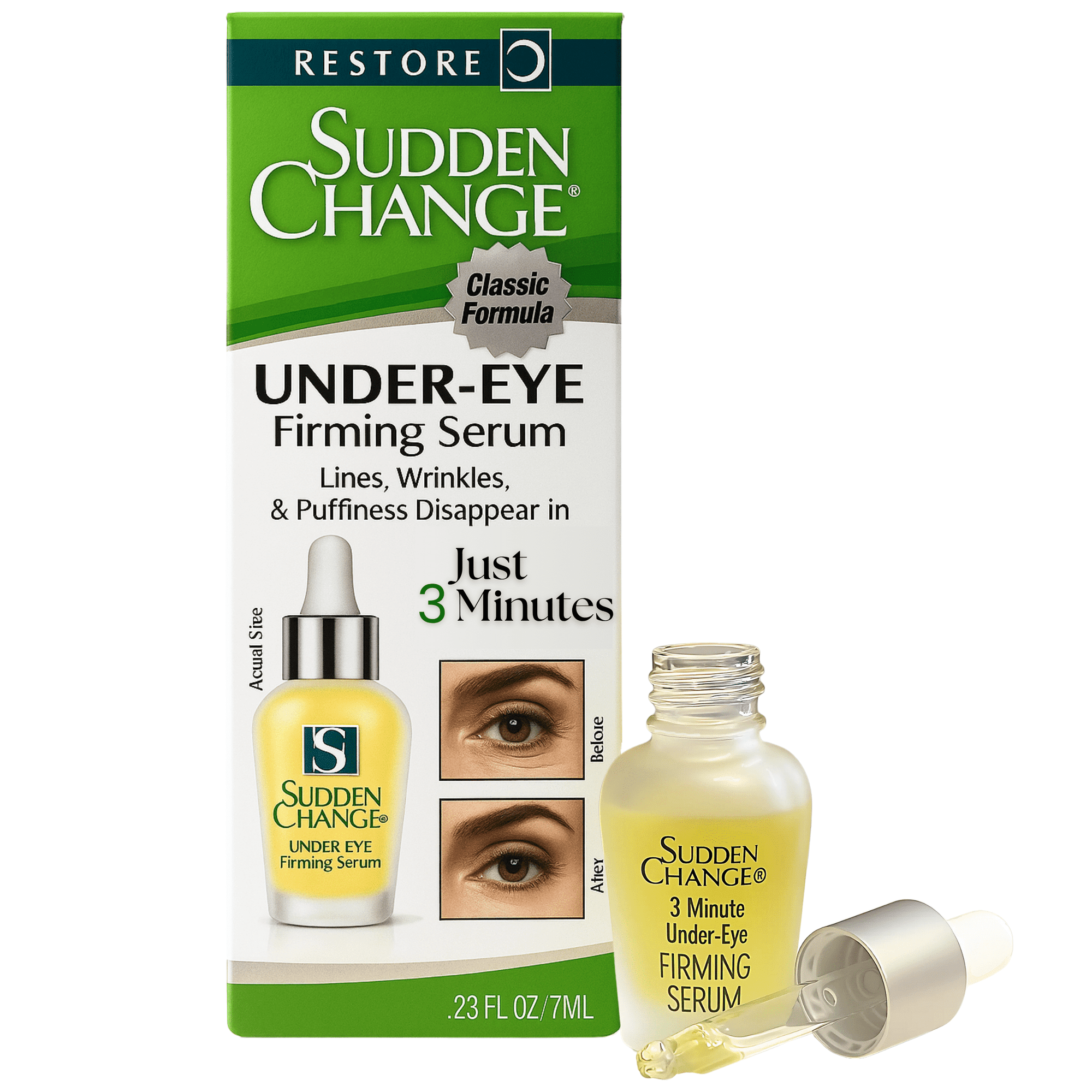 Sudden Change Under-Eye Firming Serum, 0.23 Oz