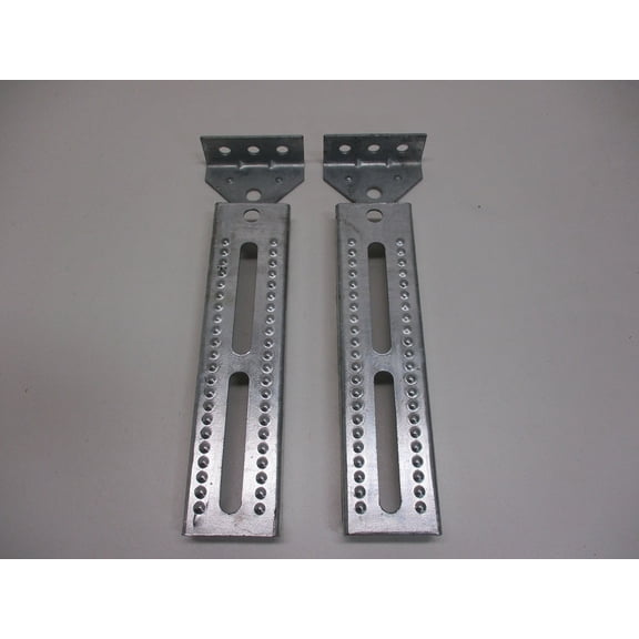 (2) Boat Pontoon Trailer 10" Bolster Bunk Board Adjustable Swivel Bracket Kits