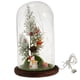 thumbnail image 2 of Mini árbol de Navidad de cristal con forma de campana, centro de mesa segundo, 2 of 9