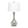 thumbnail image 1 of Lalia Home Speckled Mercury Tear Drop Table Lamp with White Fabric Shade, 1 of 4