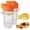 Orange, variant on Manual Citrus Juicer with Screw-Top Lid, BPA Free Plastic Lemon Lime Extractor