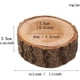 thumbnail image 5 of Portavelas de madera para velas de té, juego de portavelas votivas de madera rústica para centros de mesa de boda, fiesta de Navidad de Halloween, 10 piezas (2,16 ancho x 0,98 alto), 5 of 5