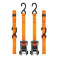 thumbnail image 5 of SMARTSTRAPS 240 Orange 10' Premium Ratchet Straps, 2 Pack (CarbonX, 3,000 lbs), 5 of 5
