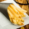 thumbnail image 3 of Restaurantware-Conetek 5.9-inch Environment Friendly Black Finger Food Cones: Perfect for Appetizers - Grease-Proof and Food-Safe Paper Cone - Disposable and Recyclable - 100-CT, 3 of 3