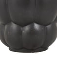 thumbnail image 5 of DecMode 11" Wide Bubble Inspired Black Ceramic Vase with Distressed Speckled Texturing, 5 of 9