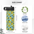 thumbnail image 4 of Pofeuu Lemon Print 18oz Sports Insulated Kettle, Sports Bottle Water Bottles For Men Women For Gym Hiking Camping Running Mountain Bike Outdoor Sports, 4 of 8