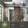 thumbnail image 2 of Akron 12-in W Bronze Farmhouse Cage Semi Flush Mount Ceiling Light, 2 of 9