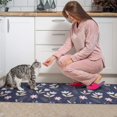 thumbnail image 3 of Pioneer Flower Floral Print Pattern Kitchen Rugs Sets Of 2, Anti Fatigue Non Slip Washable Floor Mats for Kitchen Sink Laundry, 17X30 Inch + 17X47 Inch, 3 of 6