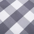 thumbnail image 5 of Haperlare Buffalo Plaid Tablecloth Farmhouse Yarn Dyed Textured Square Wrinkle Free Table Covers for Outdoor Picnic Kitchen, 55" x 55", Gray White, 5 of 6
