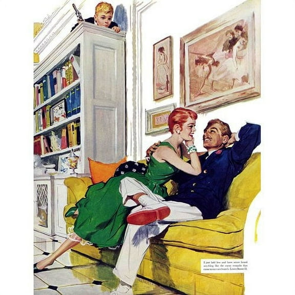 "My Sister's Mistake" Painting Print on Canvas