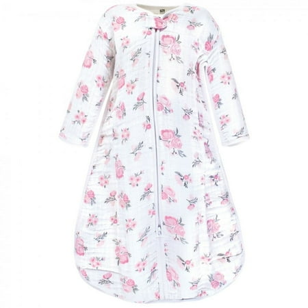 UPC: 0660168162530 | Hudson Baby Infant Girl Long Sleeve Muslin Sleeping Bag Wearable Blanket Sleep Sack Pink Floral 18-24 Months
