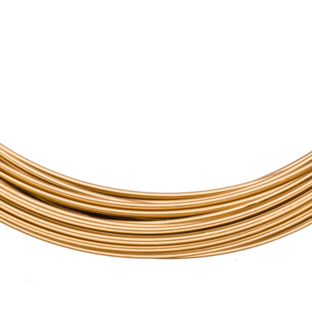 Aluminum Beading Wire, Anodized Brown 14 Gauge 48foot coil jewelry