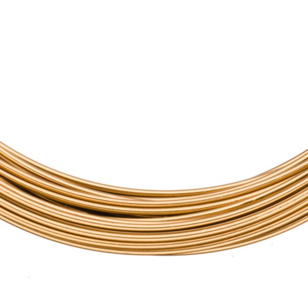 Aluminum Beading Wire, Anodized Brown 14 Gauge 48Foot Coil/pack (3