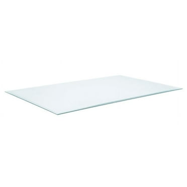 60x36" 6mm Rectangular Glass Top Clear