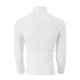 thumbnail image 5 of pstuiky camisas de manga larga para hombre, Top a cuadros de cuello alto y manga larga con media cremallera de color liso para hombre top de hombre xxl, 5 of 8